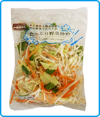 たっぷり野菜炒め